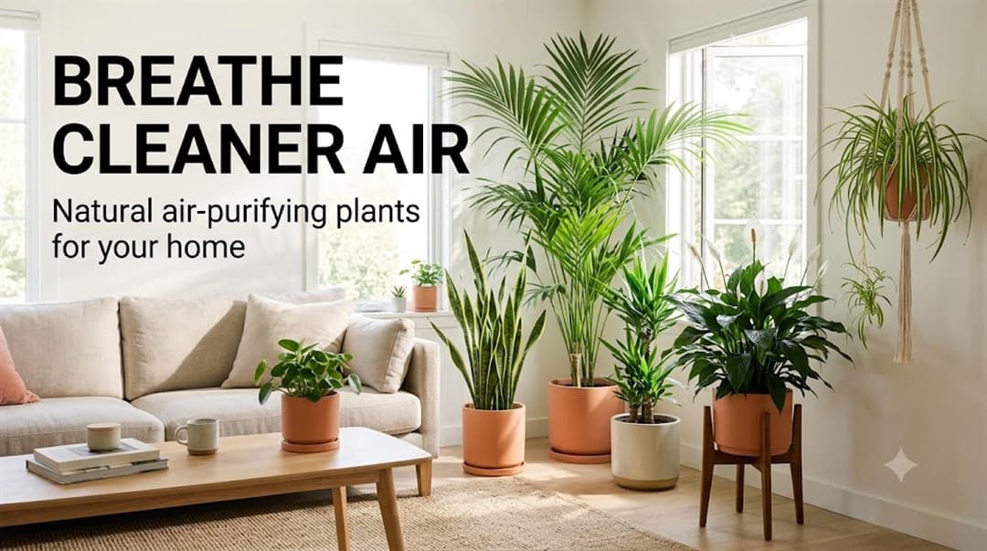 Breathe cleaner air — natural air-purifying plants for your home