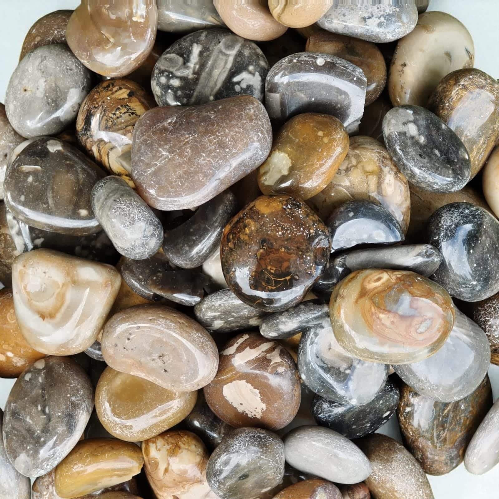 African Pebbles Polished 20-40 mm (Mix Color)